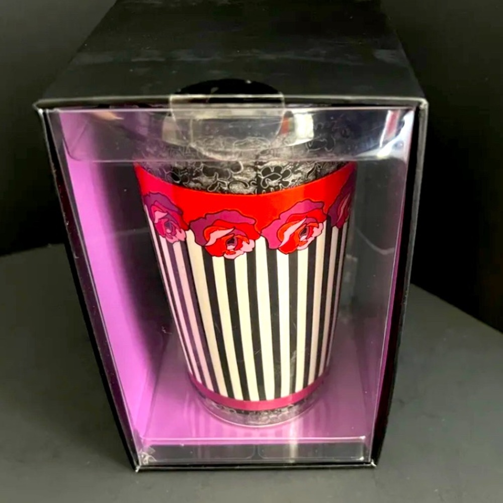 New Anna Sui + Starbucks 2015 12oz tumbler goth romantic